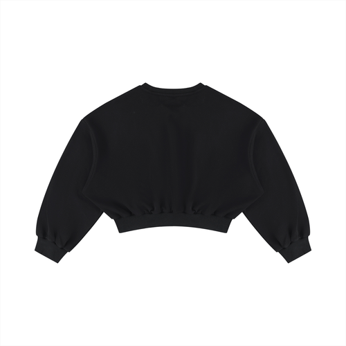 Women's Boxy Cropped Crewneck Sweatshirt