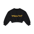 Women's Boxy Cropped Crewneck Sweatshirt
