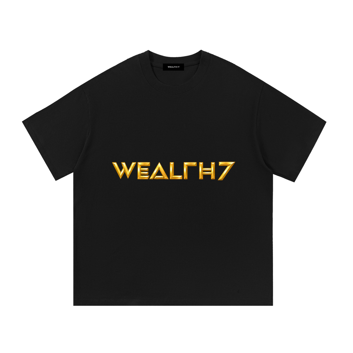 MEN'S WEALTH7 GOLD Essential Cotton T-Shirt